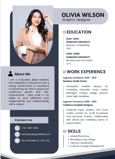 Professional CV Sample 17
